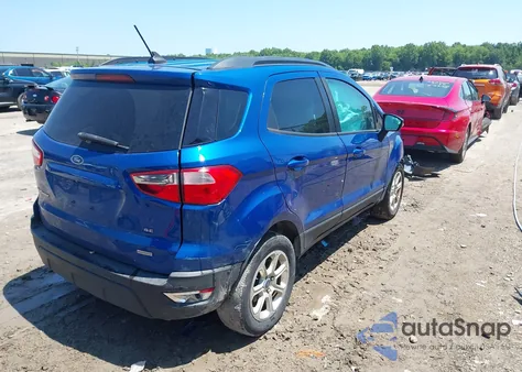 2019 Ford Ecosport Se из США, поврежденный, VIN MAJ3S2GEXKC263365